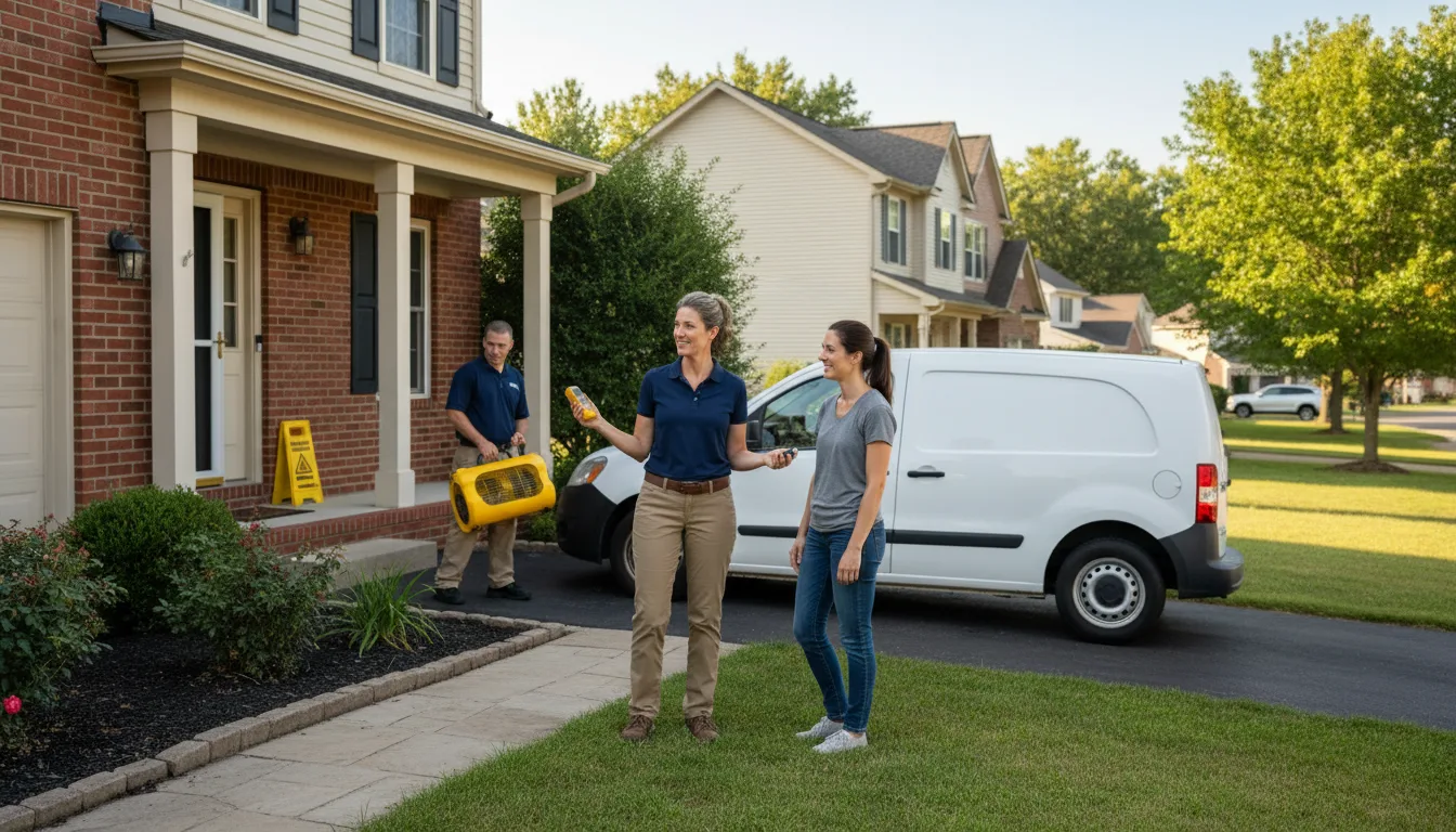 Water restoration image for Home Water Damage Repair in New Lisbon, IN